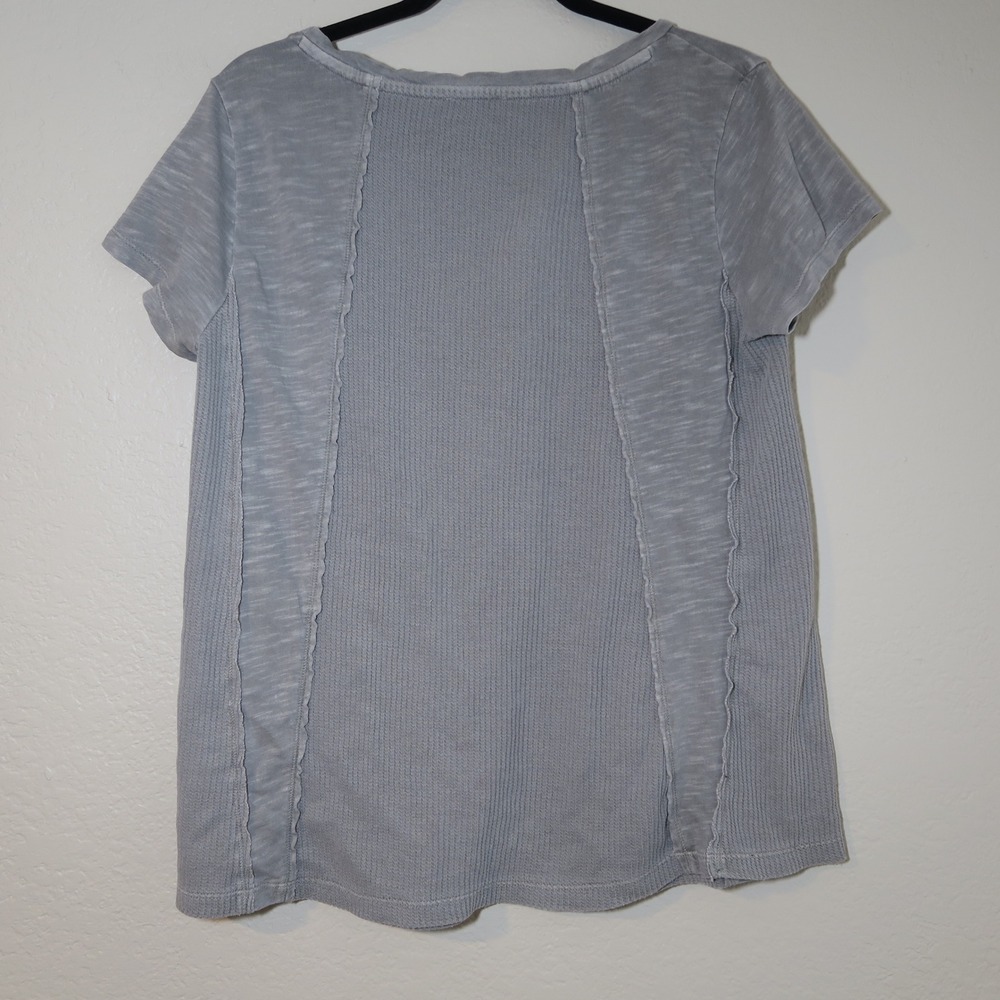 Sundance Top Waffle Knit Tunic Tee‎ Short Sleeve Casual Lightweight Oversized S - Picture 6 of 8